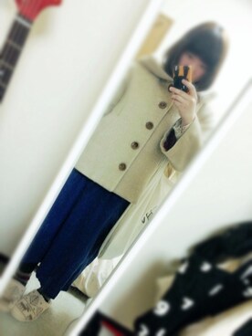 柚木 若葉さん（レディース・150cm）の冬コーディネート