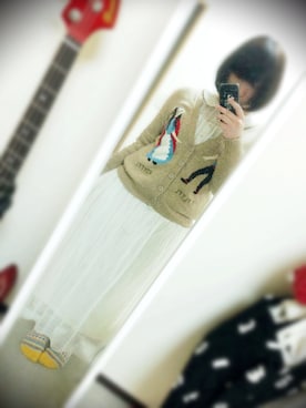 柚木 若葉さん（レディース・150cm）の冬コーディネート