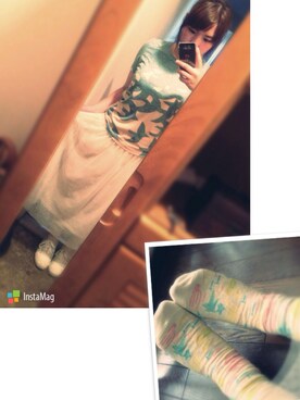 柚木 若葉さん（レディース・152cm）の夏コーディネート