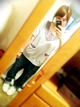 柚木 若葉さん（レディース・152cm）の夏コーディネート