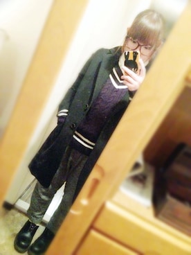 「Manhattan Portage」｜柚木 若葉さん（レディース・150cm）の冬コーディネート