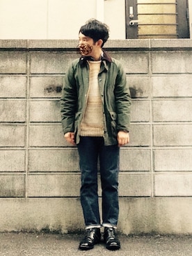 「アイテム（その他アウター）」を使った、鼻屋さん（メンズ・165cm・20代）の冬コーディネート