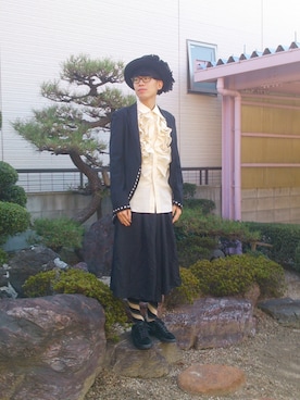 「偽物」｜じーこむさん（メンズ・177cm）の秋コーディネート