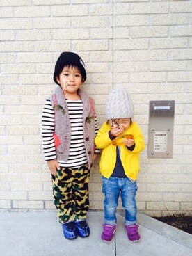 non..non☆☆☆さん(キッズ・90cm)の冬コーディネート