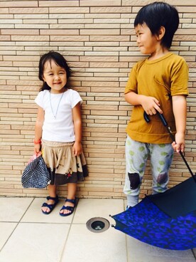 non..non☆☆☆さん（キッズ・90cm）の夏コーディネート