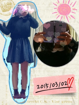 「黒ニット」｜ミントちょこさん（レディース・168cm）の春コーディネート