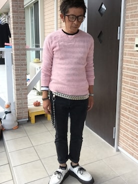 「ジョージコックス」｜「アイテム（ブーツ）」を使った、KEN-FEET.g.voさん（メンズ・162cm）の秋コーディネート