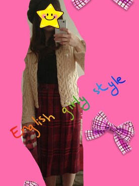 「usedのアイテム（その他アウター、ホワイト系）」を使った、harapeko3さん（レディース・161cm）の秋コーディネート
