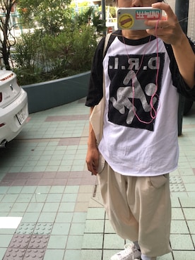 「TEN.（テン）のアイテム」を使った、まめたろ。さん（メンズ・168cm）の秋コーディネート