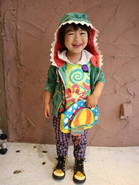 touma_mamaさん（キッズ・90cm）の夏コーディネート