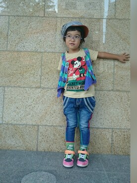 touma_mamaさん（キッズ・100cm）の秋コーディネート