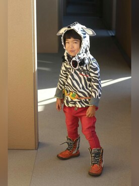 touma_mamaさん（キッズ・100cm）の秋コーディネート