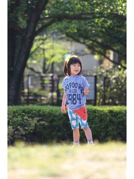 「BOOFOOWOO」｜「アイテム（その他）」を使った、touma_mamaさん（キッズ・100cm）の春コーディネート