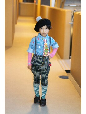 「BOOFOOWOO」｜touma_mamaさん（キッズ・100cm）の秋コーディネート