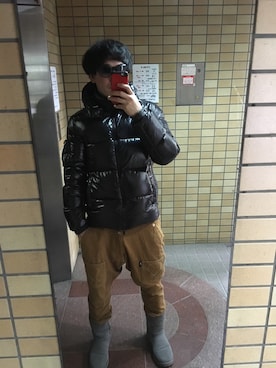 Ugg Australia アグ オーストラリア クラシック ショート ムートンブーツ 941 を使ったメンズ人気ファッションコーディネート Wear