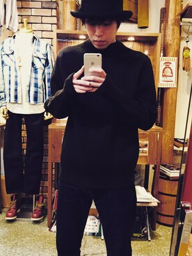 「Andersen-Andersen（アンデルセンアンデルセン）のアイテム（ジャケット/アウター）」を使った、a.bashiさん（メンズ・175cm）の秋コーディネート