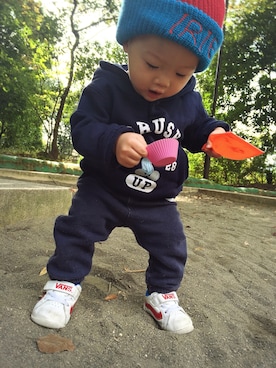 「IRIE by Irielife」｜riranさん（キッズ・80cm）の秋コーディネート