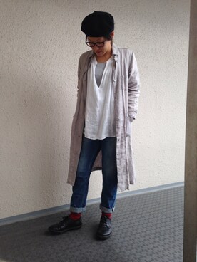 「春コート」｜Chi-☆さん（レディース・167cm）の春コーディネート