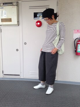 「CHEER（チアー）のアイテム（パンツ）」を使った、Chi-☆さん（レディース・167cm）の春コーディネート