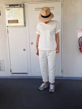 「CHEER（チアー）のアイテム（パンツ）」を使った、Chi-☆さん（レディース・167cm）の夏コーディネート