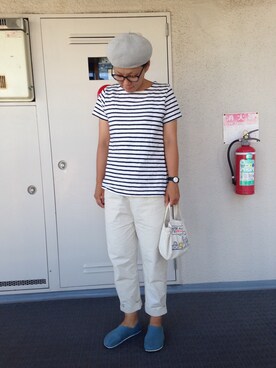 「CHEER（チアー）のアイテム（パンツ）」を使った、Chi-☆さん（レディース・167cm）の夏コーディネート