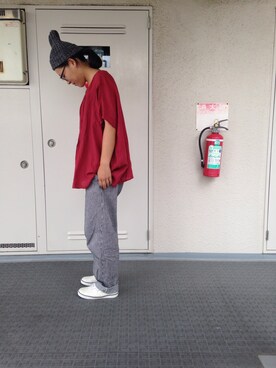 「CHEER（チアー）のアイテム（パンツ）」を使った、Chi-☆さん（レディース・166cm）の秋コーディネート