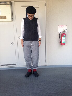 「CHEER（チアー）のアイテム（パンツ）」を使った、Chi-☆さん（レディース・167cm）の秋コーディネート