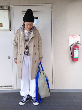 「Kaci（カチ）のアイテム」を使った、Chi-☆さん（レディース・167cm）の冬コーディネート