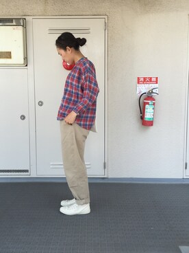 「pongee（ポンジー）のアイテム（トップス）」を使った、Chi-☆さん（レディース・167cm）の春コーディネート