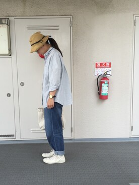 「CHEER（チアー）のアイテム（パンツ）」を使った、Chi-☆さん（レディース・167cm）の春コーディネート