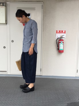 「dansko（ダンスコ）のアイテム（その他シューズ）」を使った、Chi-☆さん（レディース・167cm）の夏コーディネート