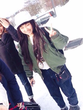 mayerさん（レディース・154cm）の冬コーディネート