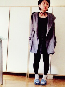 「FLYING TIGERS（フライングタイガー）のアイテム（アクセサリー）」を使った、mayerさん（レディース・154cm）の秋コーディネート