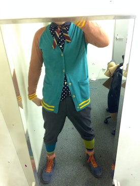 もじゃさん（メンズ・176cm）の春コーディネート