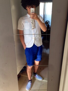 もじゃさん（メンズ・176cm）の夏コーディネート