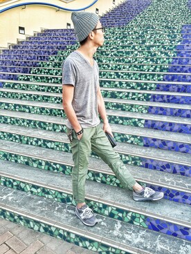 To▶︎ruさん（メンズ・178cm）の夏コーディネート