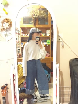 「MONKI（モンキ）のアイテム（パーカー）」を使った、nnnnnn.さん（レディース・150cm）の夏コーディネート