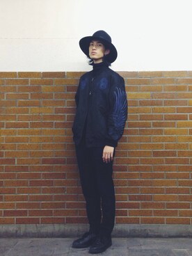 「MIHARAYASUHIRO（ミハラヤスヒロ）のアイテム（ジャケット/アウター）」を使った、KULO さん（メンズ・182cm）の秋コーディネート