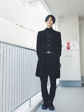 「MIHARAYASUHIRO（ミハラヤスヒロ）のアイテム（ジャケット/アウター）」を使った、KULO さん（メンズ・183cm）の冬コーディネート