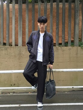 「MIHARAYASUHIRO（ミハラヤスヒロ）のアイテム（ジャケット/アウター）」を使った、KULO さん（メンズ・184cm）の秋コーディネート