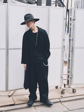 「NEONSIGN（ネオンサイン）のアイテム（パンツ）」を使った、KULO さん（メンズ・182cm）の秋コーディネート