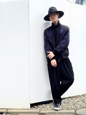 「MIHARAYASUHIRO（ミハラヤスヒロ）のアイテム（ジャケット/アウター）」を使った、KULO さん（メンズ・183cm）の秋コーディネート