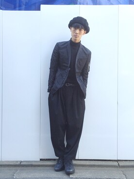 「MIHARAYASUHIRO（ミハラヤスヒロ）のアイテム（ジャケット/アウター）」を使った、KULO さん（メンズ・183cm）の冬コーディネート