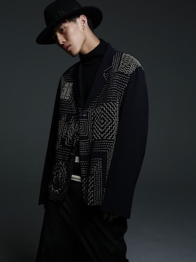 「Yohji Yamamoto（ヨウジヤマモト）のアイテム（ジャケット/アウター）」を使った、KULO さん（メンズ・180cm）の冬コーディネート