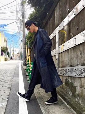 「MIHARAYASUHIRO（ミハラヤスヒロ）のアイテム（ジャケット/アウター）」を使った、KULO さん（メンズ・180cm）の冬コーディネート