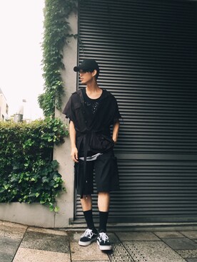 「KRIS VAN ASSCHE（クリスヴァンアッシュ）のアイテム」を使った、KULO さん（メンズ・180cm）の夏コーディネート