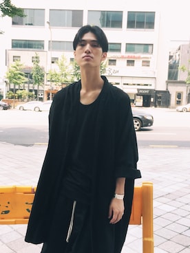 「N.HOOLYWOOD（N.ハリウッド）のアイテム（アクセサリー）」を使った、KULO さん（メンズ・180cm）の夏コーディネート