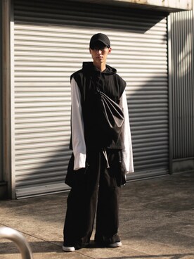 「DAMMY（ダミー）のアイテム」を使った、KULO さん（メンズ・180cm）の秋コーディネート