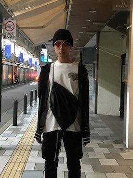 「VANS（バンズ）のアイテム（トップス）」を使った、KULO さん（メンズ・180cm）の秋コーディネート