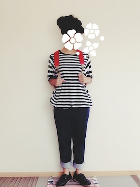 「Hush Puppies（ハッシュパピー）のアイテム（その他シューズ）」を使った、sanauさん（レディース・156cm）の夏コーディネート